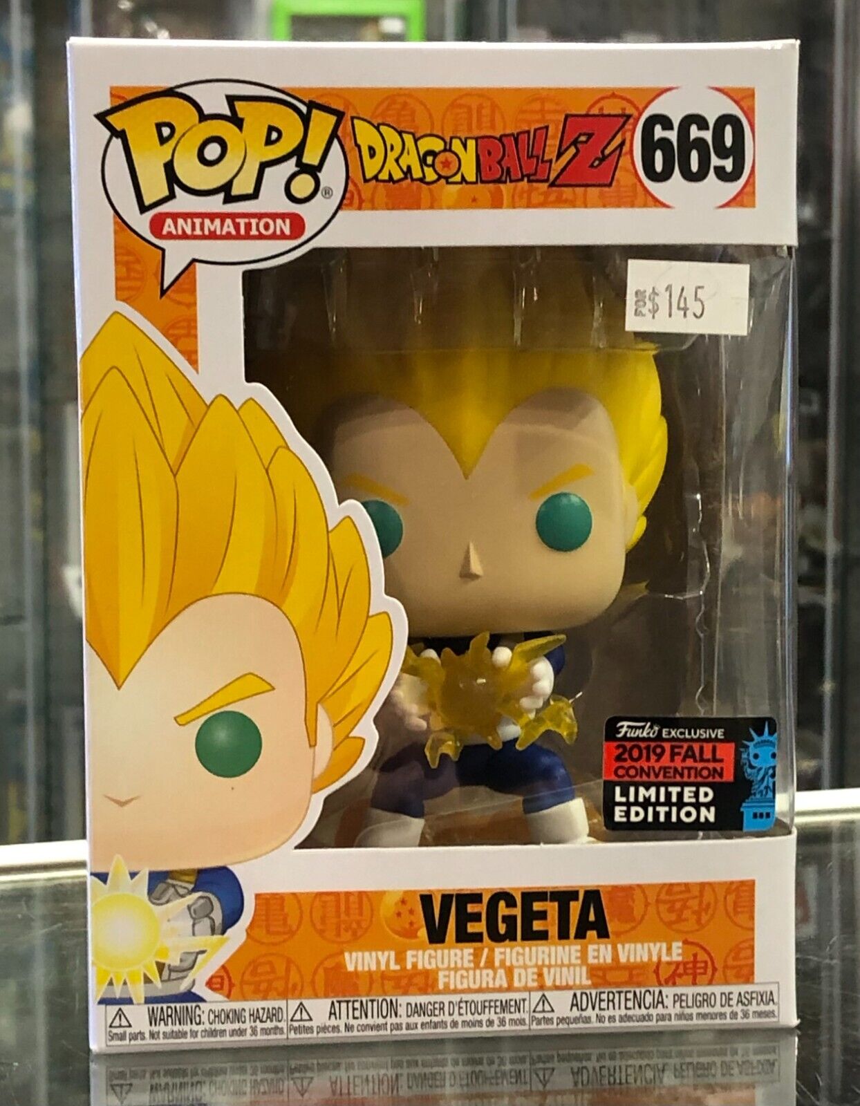 Funko Pop! Dragonball Z Vegeta Final Flash NYCC 2019 Funko Pop! Dragonball Z Vegeta Final Flash NYCC 2019