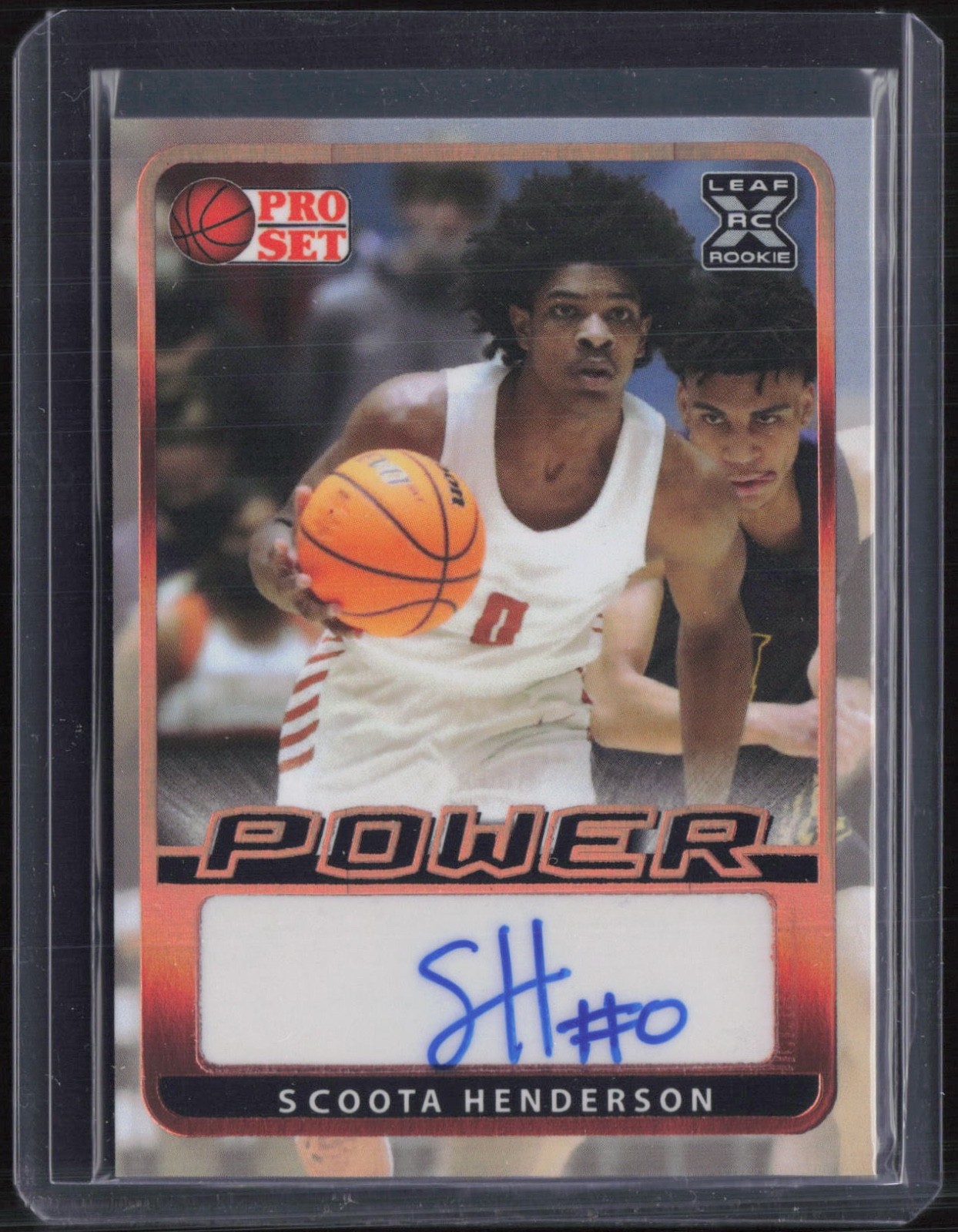 2022 Leaf Pro Set Power Gold XRC Scoota Henderson Auto Autograph RC Rookie