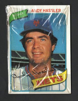 1980 Topps   Squirt 3 Card Promotional Cello Pack   Andy Hassler  A986