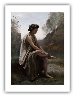 Camille Corot : ''The Wounded Eurydice'' (c.1868-1870)    Giclee Fine Art Print