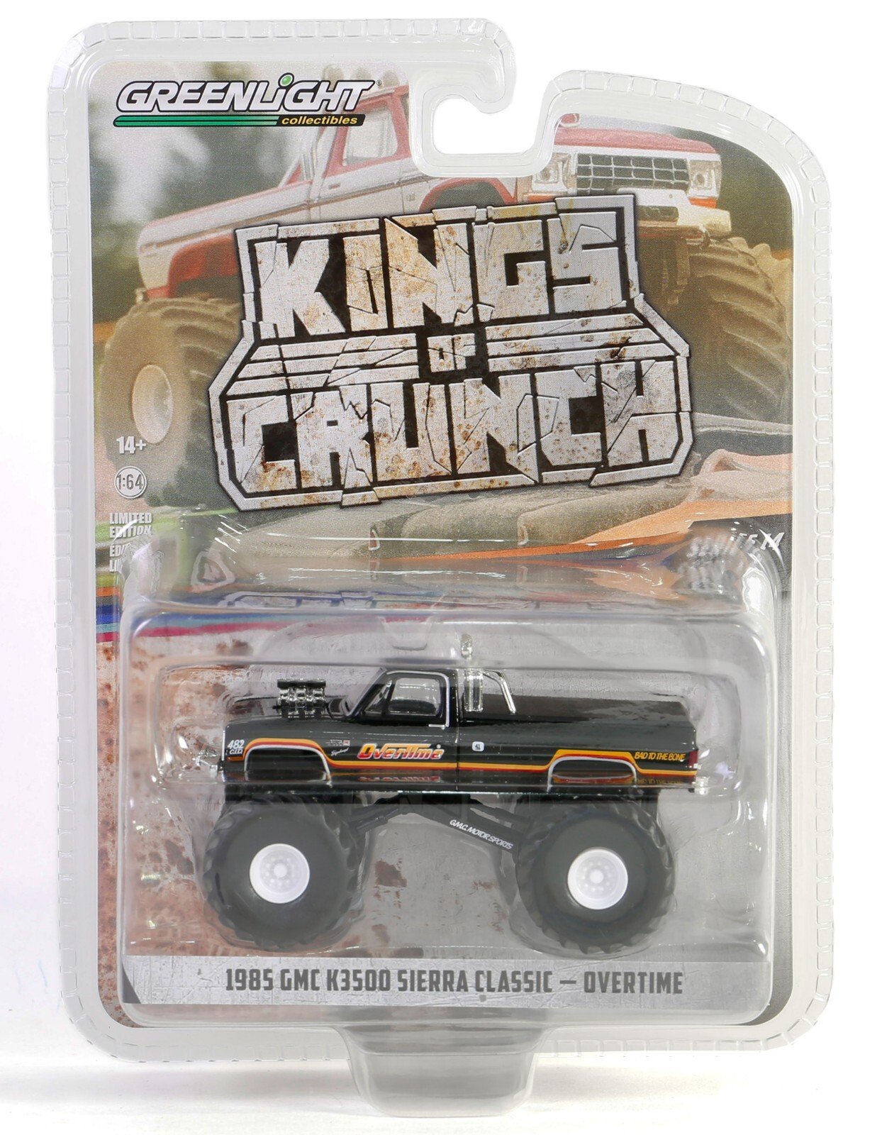GreenLight *KINGS CRUNCH 14* = OVERTIME 1985 GMC K3500
