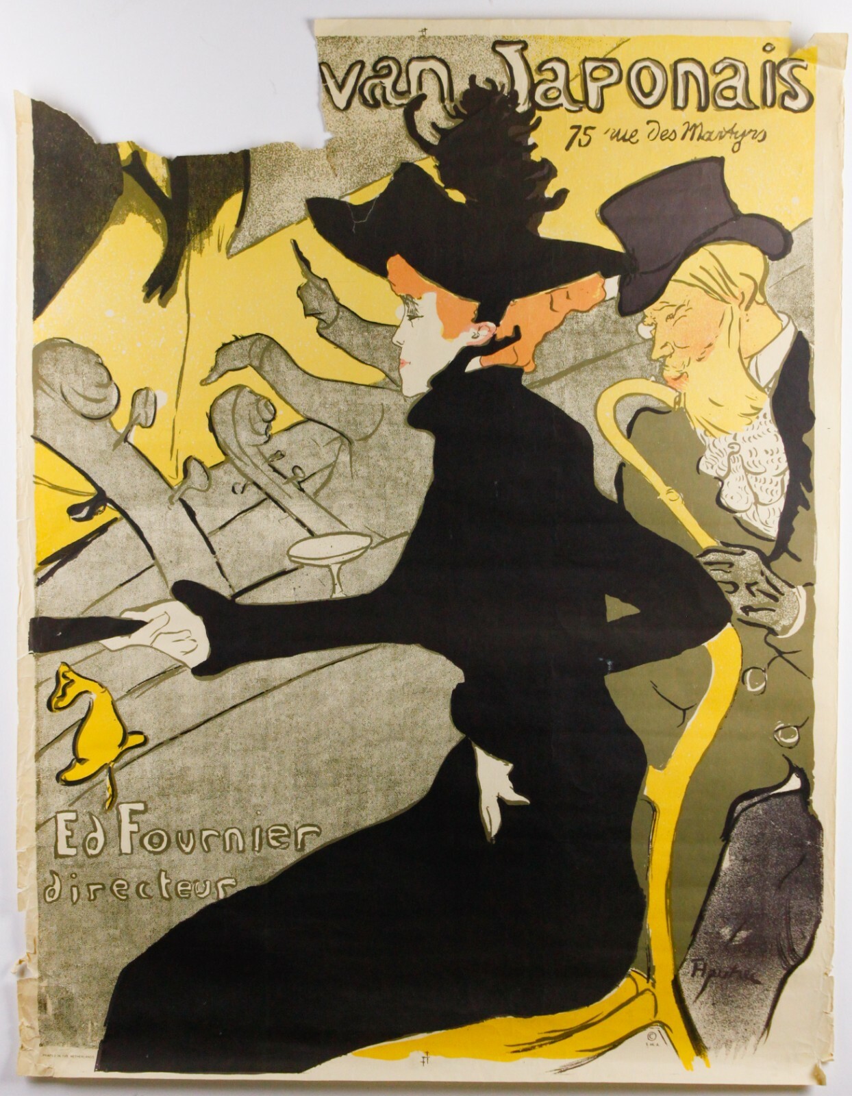 洋書 Ateliers de Henri de Toulouse-Lautrec Divan Japonais Ed Fournier Directeur Toulouse-Lautrec Haute