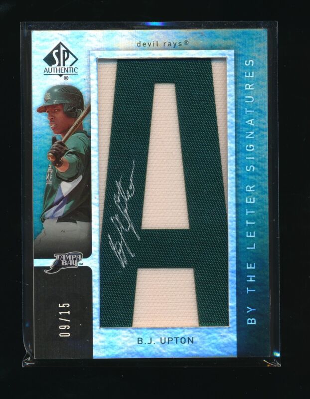 B.j. Upton 2006 Sp Authentic By The Letter 