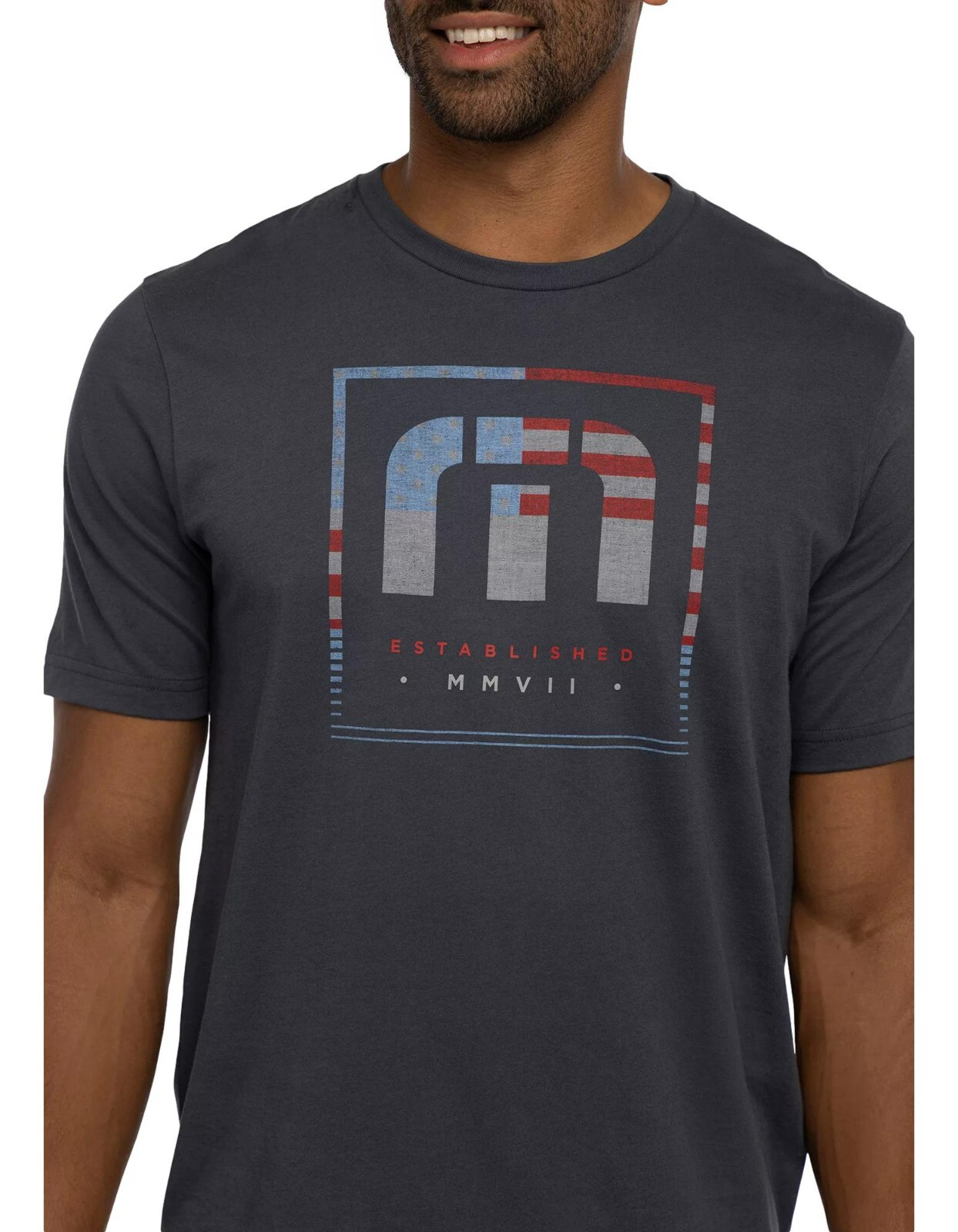 Size Small - TravisMathew Men's Draw It Out Short Sleeve Graphic Golf T Shirt