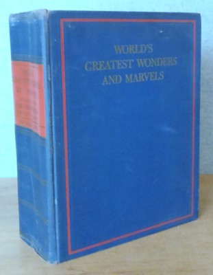 WORLD'S GREATEST WONDERS & MARVELS OF MODERN WORLD by Harold Wheeler 1941 HUGE