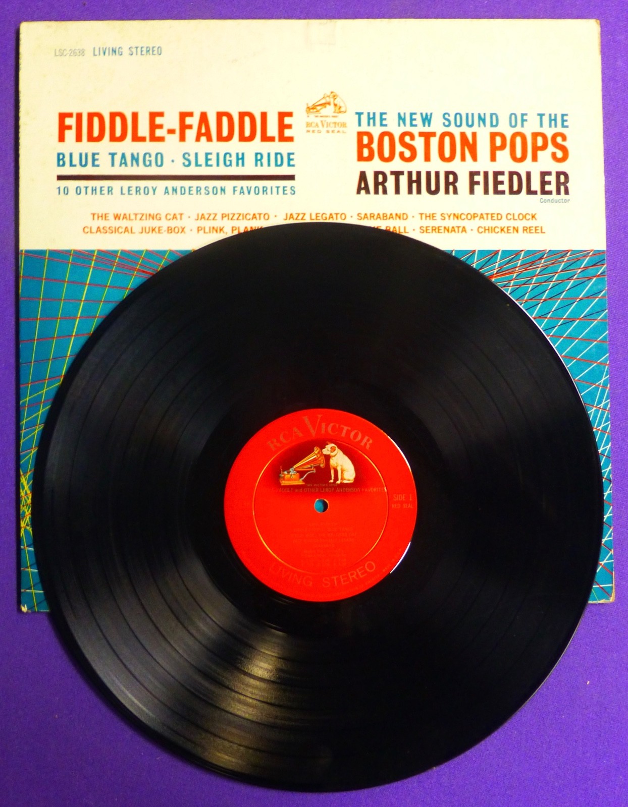 FIDDLE FADDLE - ARTHUR FIEDLER - BOSTON POPS - VINYL LP RECORD ALBUM