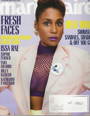 May 2018 Marie Claire Magazine ISSA RAE Fresh Faces Making Hollywood Great Again