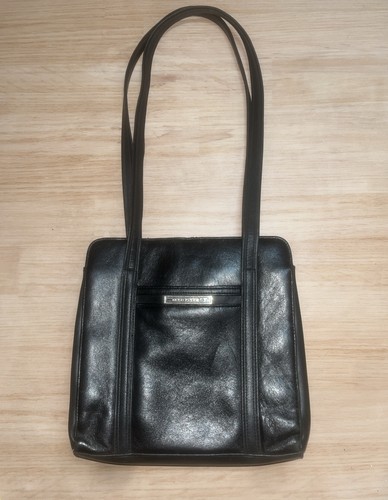 Hush Puppies Black leather Organizer Multi Compartment