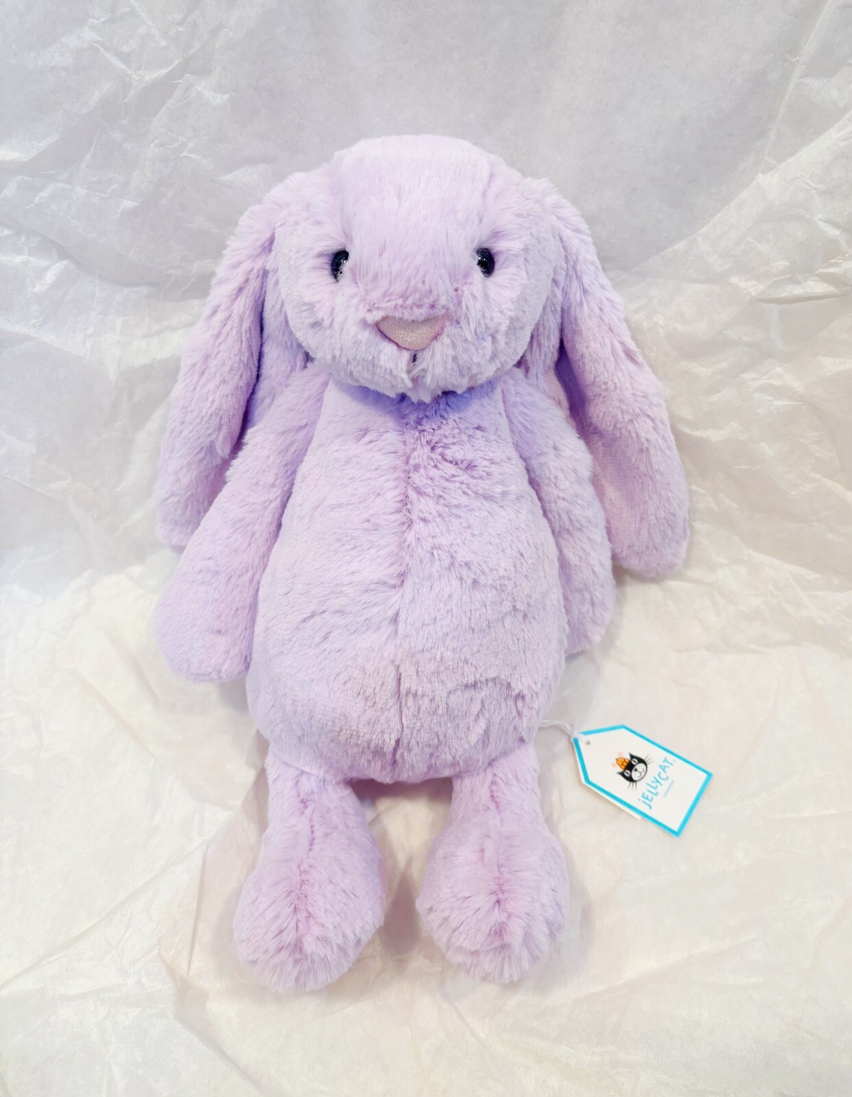  Medium Bashful Lilac Bunny 紫うさぎ Jellycat Bashful Lilac Bunny purple medium 31 cm NEW with