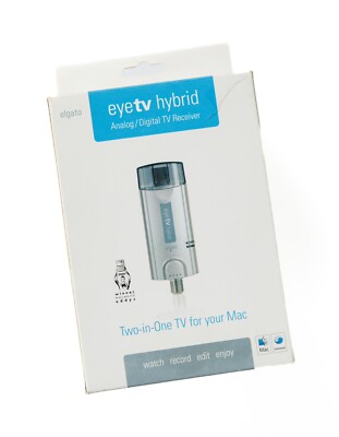 Elgato EyeTV Hybrid Analog Digital TV ReceiverVideo Capture Mac NO SOFTWARE CD