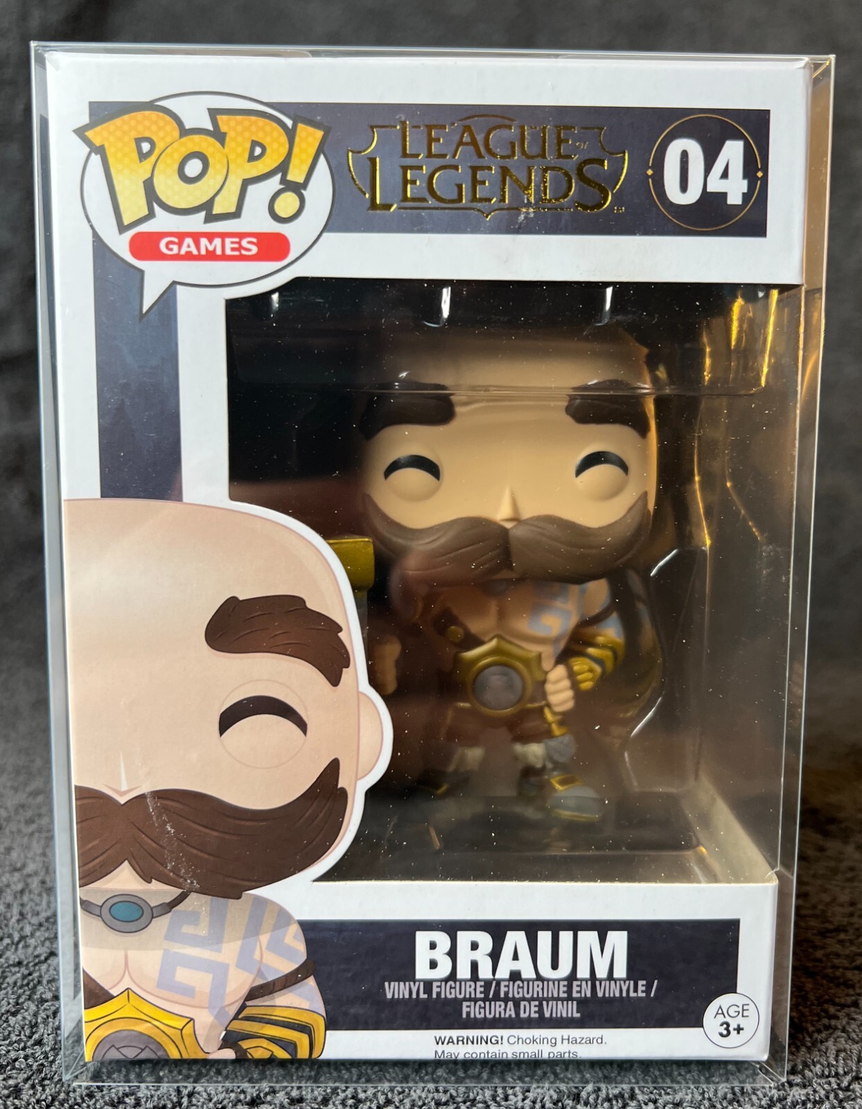 Funko POP! Games League of Legends Braum #4 w/Protector | eBay