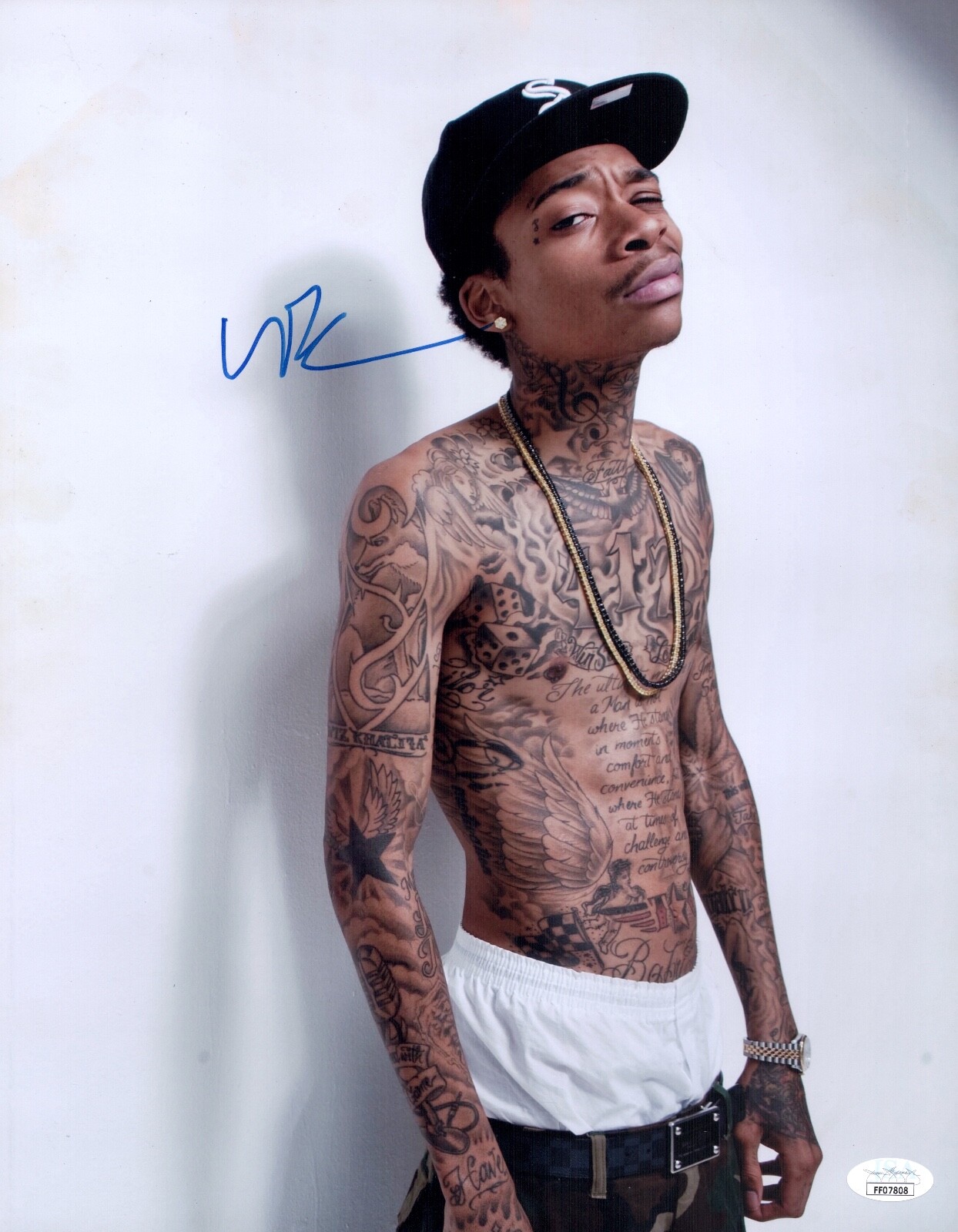 wiz khalifa 直筆サイン入りフォト WIZ KHALIFA Signed RAPPER Rolling Papers 11x14 Photo