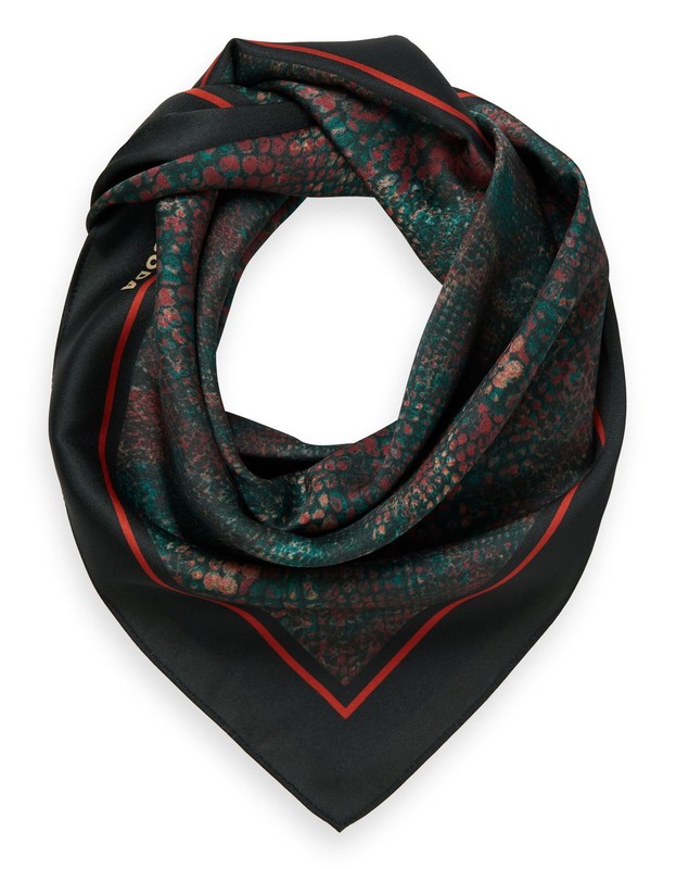 Scotch & Soda Printed Square Scarf