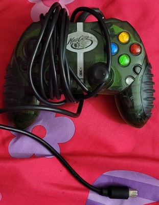 Mad Catz MicroCon Green Wired Controller Xbox Live Compatible w/ Turbo Clear