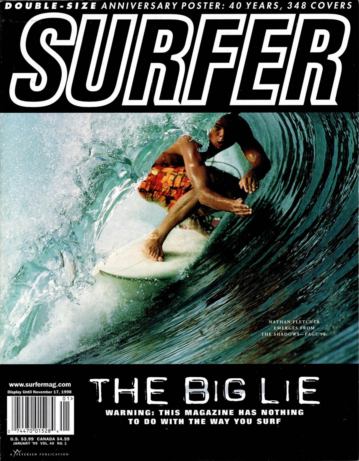 Surfer Magazine / Vol. 40 ~ No. 01 / January 1999 / Surfing