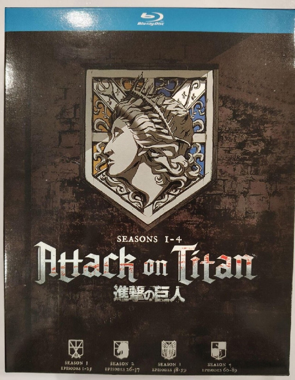 Attack on Titan – The Complete Series: Seasons 1–4 (16 Discs