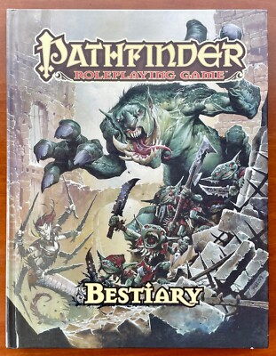 Pathfinder Bestiary Monster RPG Fantasy Roleplaying Game Paizo HC Book 3rd Print