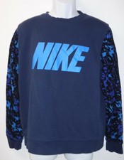 nike long sleeve french terry camouflage hoodie