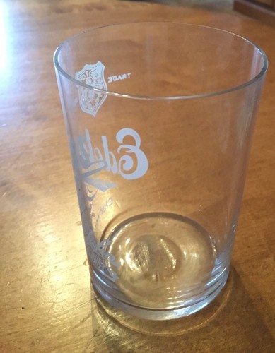 Vintage Edelweiss Beer Pre-Prohibition Etched Glass~Schoenhofen Co. Chicago, ILL