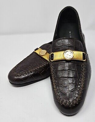 NWOT PANCALDI (Italy) Womens Brown Leather Loafers Shoes EUR 35 US 4.5-5 P18