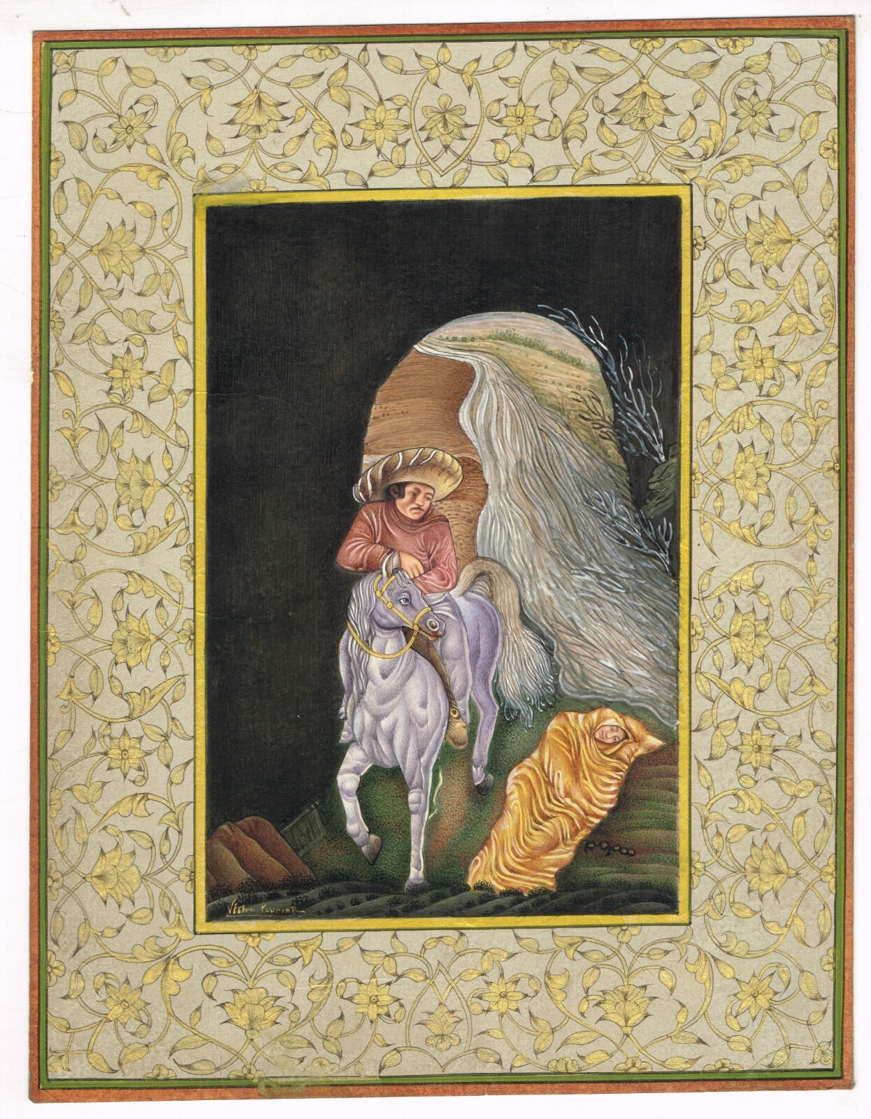 絵画 illusion This Painting Illusion Features An Image With Four Hidden