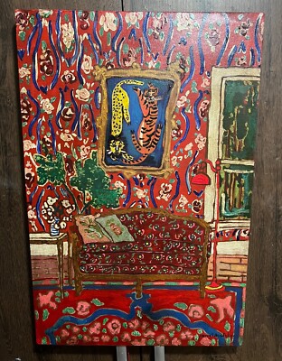 Henri Matisse Oil Painting On Canvas Signed