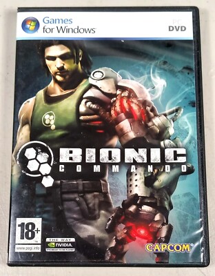 Bionic Commando PC DVD Video Game Capcom 2009 Windows Live
