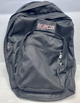 Trans jansport cheap black backpack
