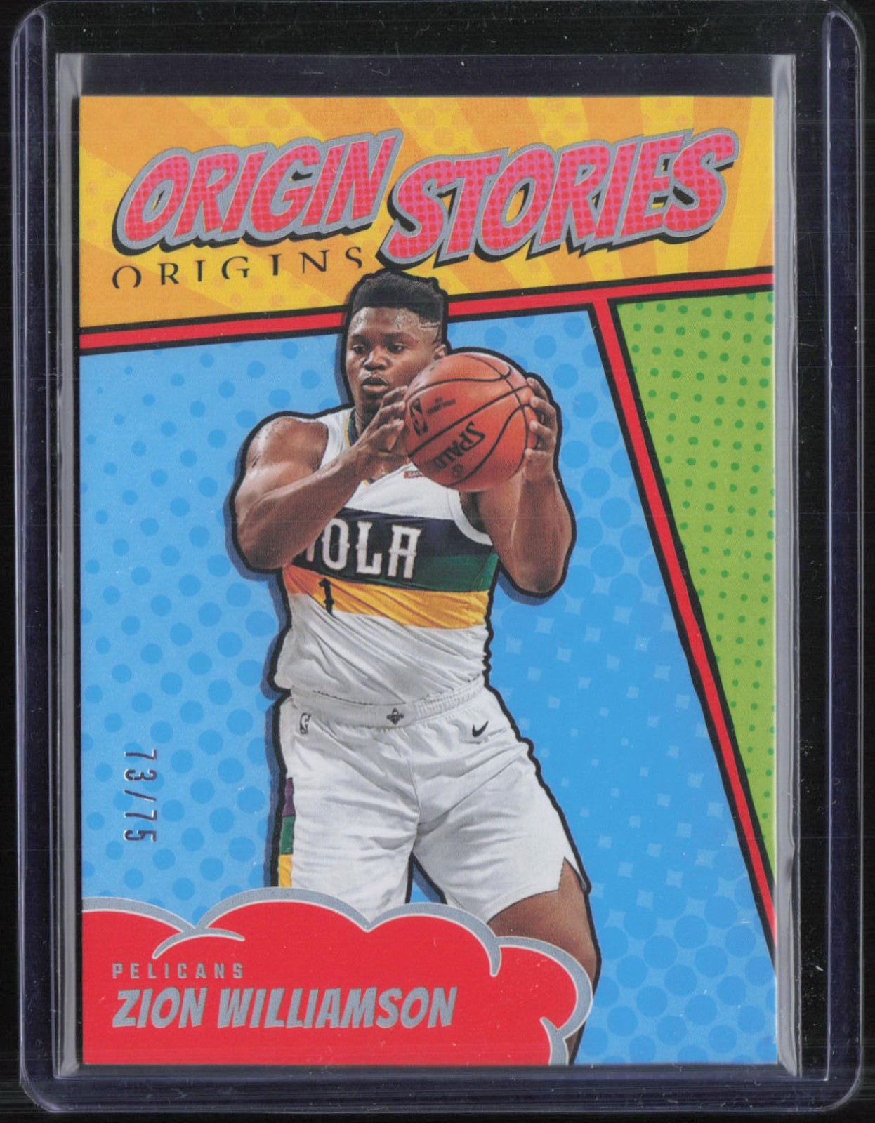 2024 Panini Origins Origin Stories #12 Zion Williamson 73/75