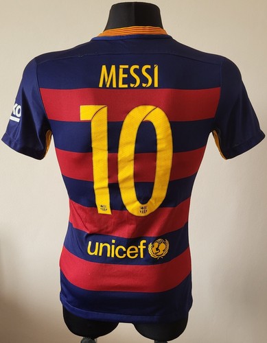 FC Barcelona 2015 メッシ 10 シャツ MINT Messi 10 M Barcelona 2015 UCL Final Home Jersey
