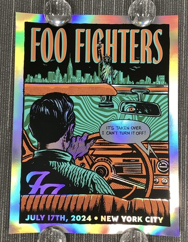 Foo Fighters Poster 7/17/2024 Show Queens New York City Citi
