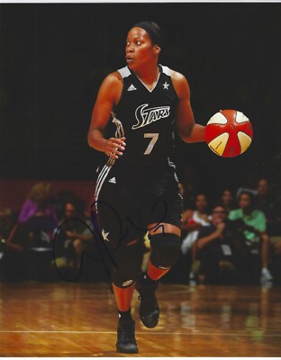 WNBA Super Stars サイン入り雑誌 JIA PERKINS Signed 8 x 10 photo WNBA Basketball SAN ANTONIO