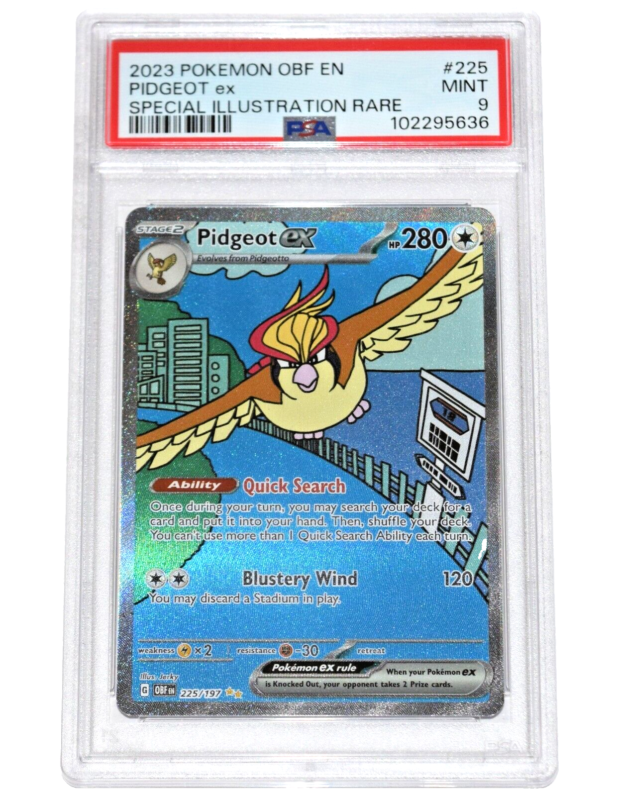 PSA10】ピジョットex 225/197 Obsidian Flames Amazon.com