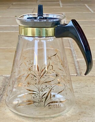 Vintage Pyrex Glass Coffee Tea Carafe 