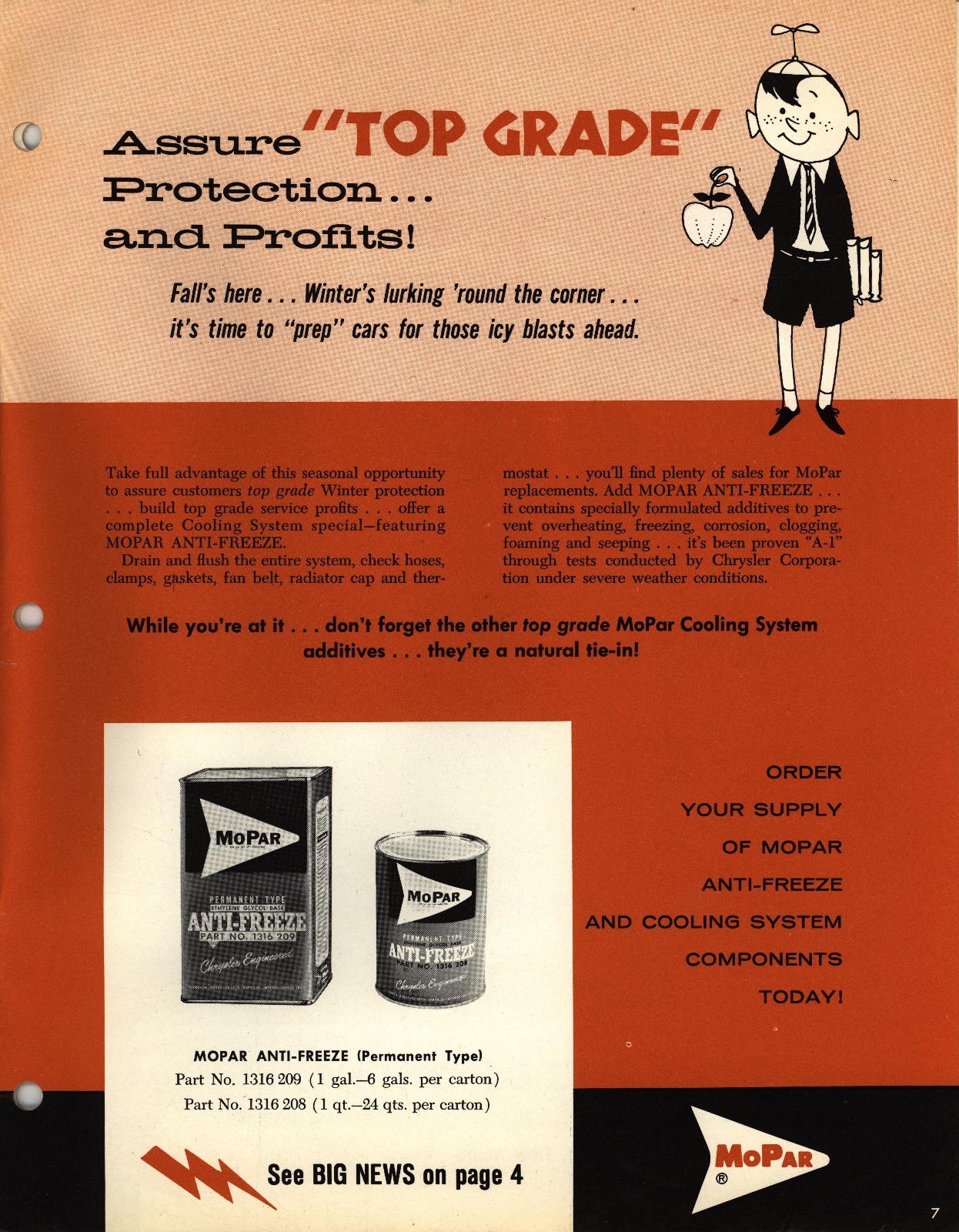 MOPAR Parts and Service Car Magazine - September 1962