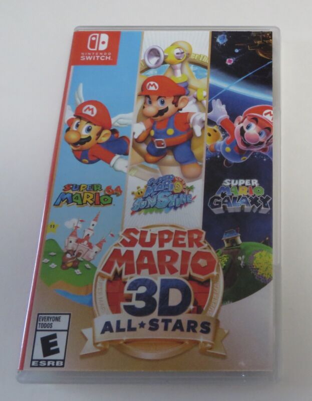 Replacement Case (NO GAME) Super Mario 3D All-Stars Nintendo Switch
