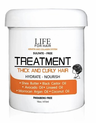 Life For Hair - Deep Repair Treatment ( Thick And Curly Hair)