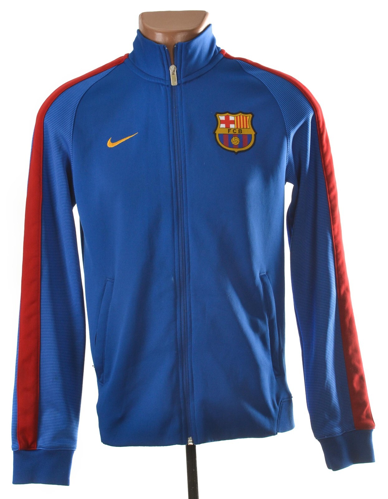 NIKE N98 バルセロナ トラックトップ ジャケット ブルー 紙タグ付き BARCELONA AUTHENTIC N98 FOOTBALL SOCCER TRACK TOP JACKET