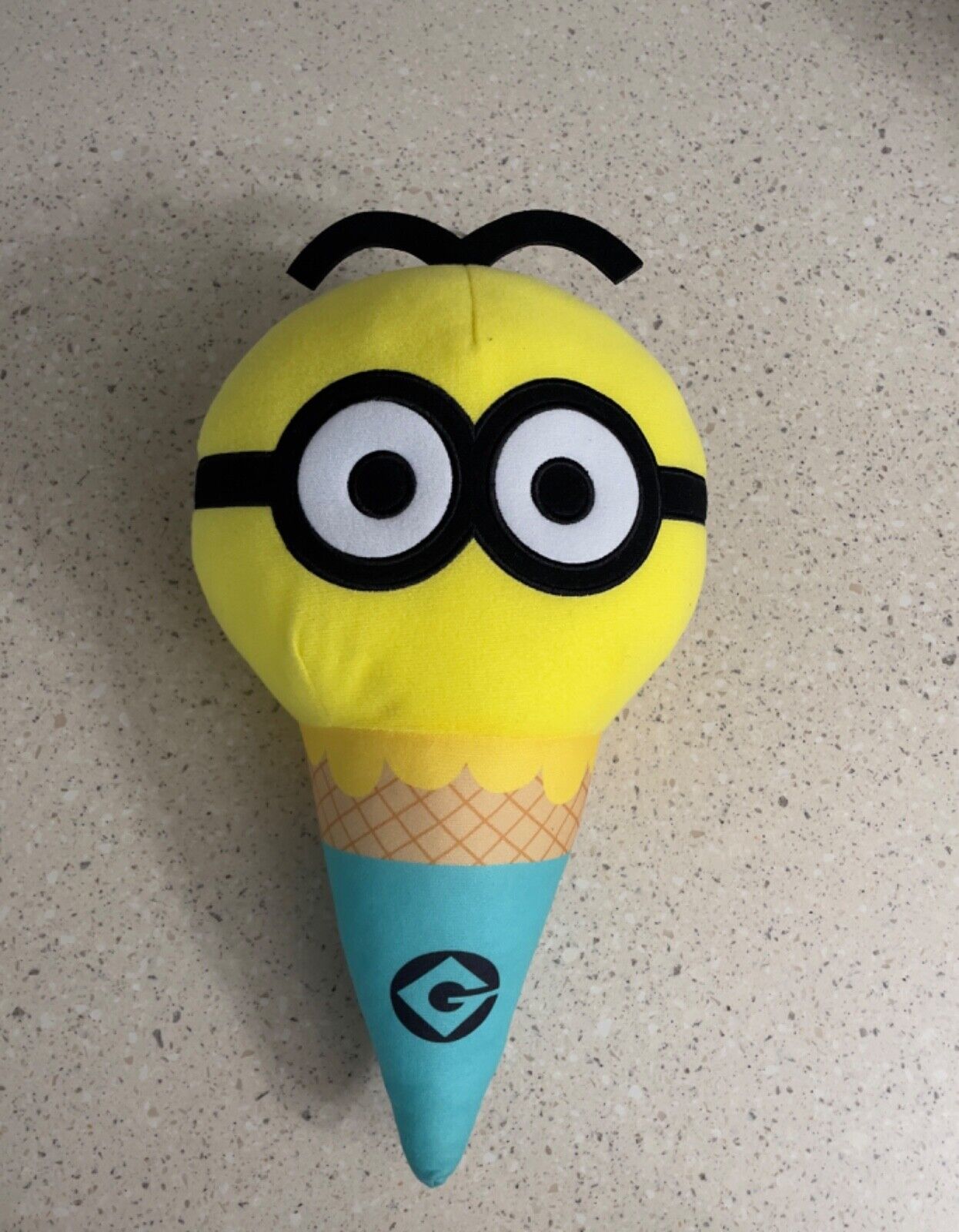 Despicable Me Minion Ice Cream Cone Plush Stuff Stuffed Animal Soft Toy 12