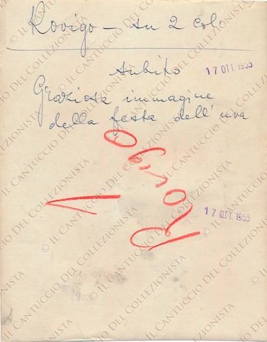 1955 ROVIGO Festa dell’uva ragazza vendemmia vino Fotografia - Picture 2 of 2