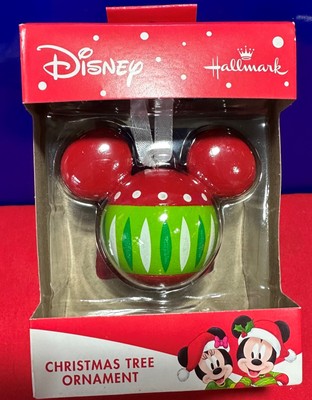 Hallmark Holiday Ornament Mickey Mouse Head E09