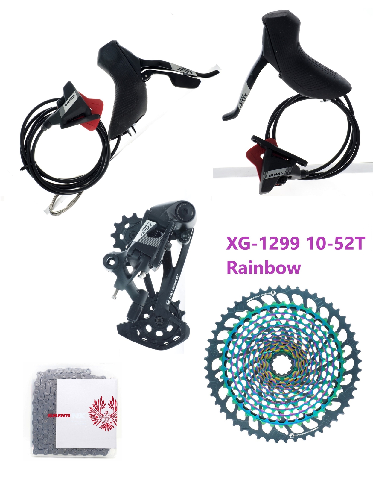 SRAM EAGLE XX1 AXS リアディレイラー 52t対応品 Amazon.com : SRAM XX1 Eagle Rear Derailleur - 12-Speed, Long