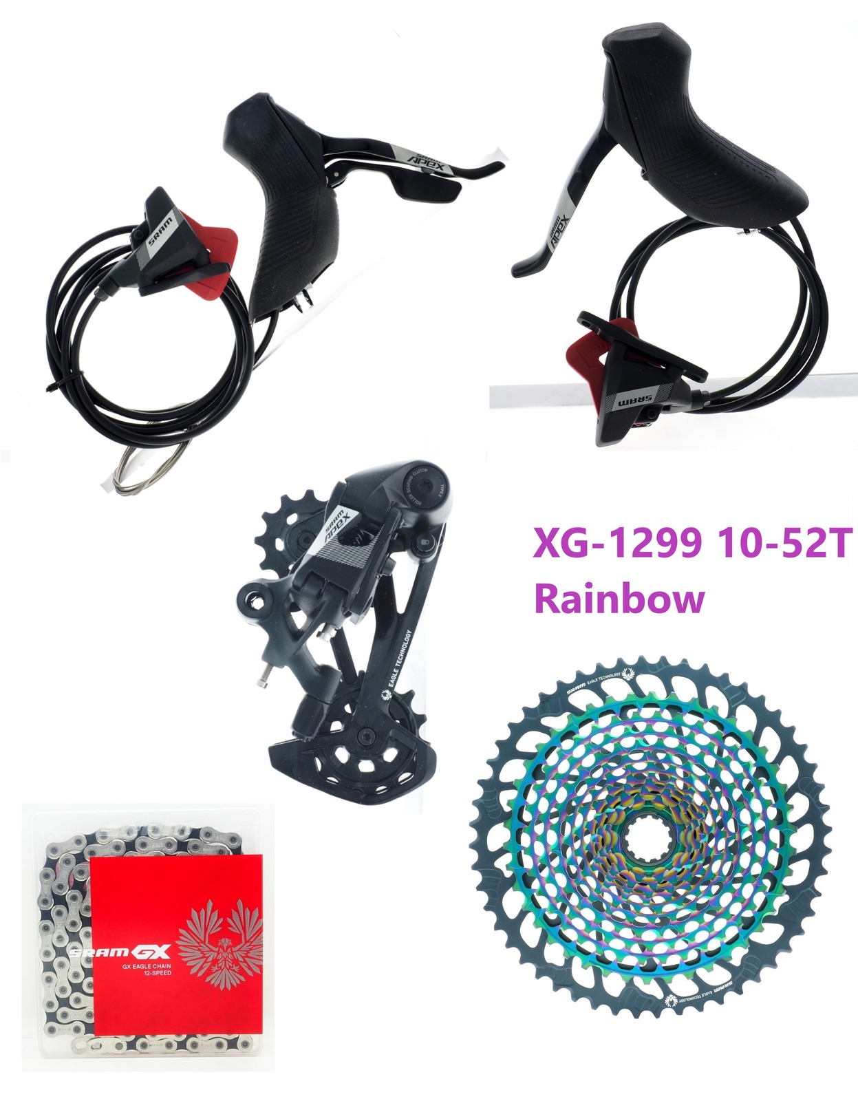 SRAM EAGLE XX1 AXS リアディレイラー 52t対応品 Amazon | SRAM XX1 Eagle AXSアップグレードキット - リア