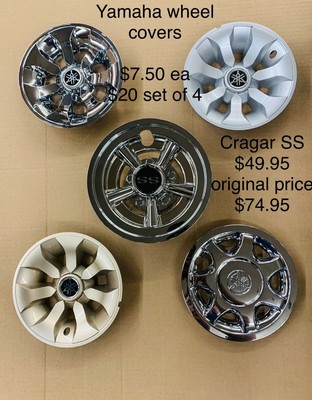 cragar golf cart hub caps