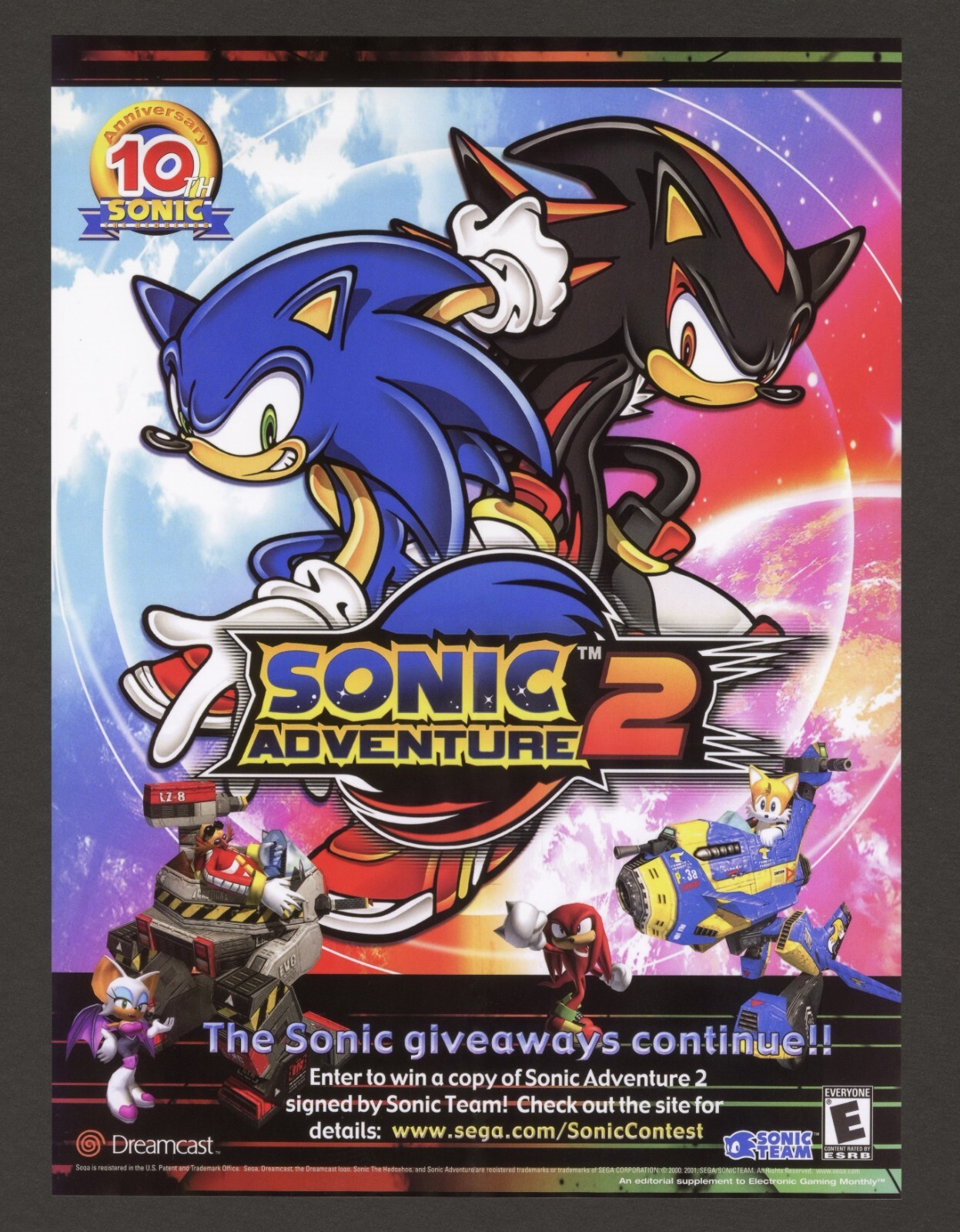 Sonic Adventure 2 プロモ　ポスター　　ソニックアドベンチャー $_57.JPG?set_id=880000500F