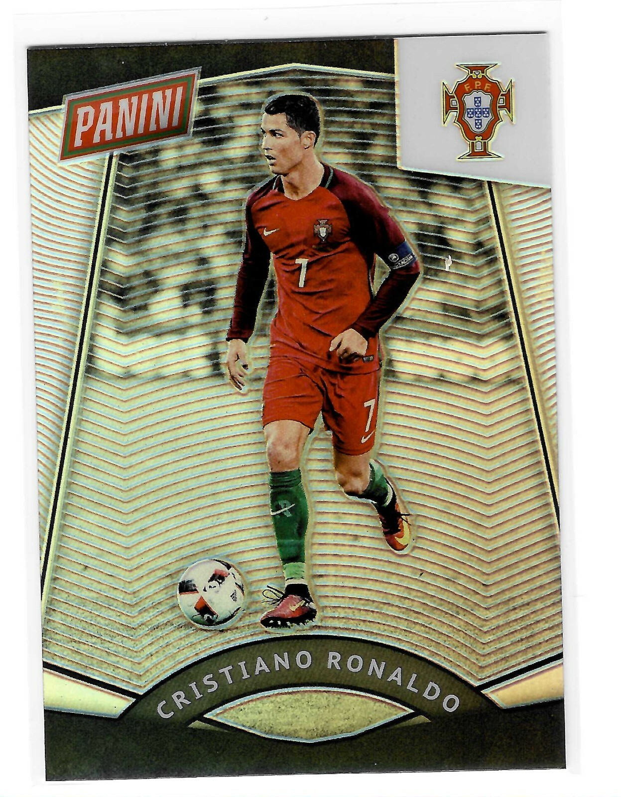 スポーツ選手 Cristiano Ronaldo Revolution Fractal Cristiano Ronaldo 2017 Revolution #1 Fractal Price Guide