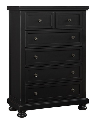 bassett black dresser Royalcraft Dresser for Bedroom, 7 Drawers Dresser with Distinctive Wo   RoyalCraft