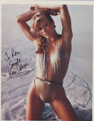     Kim Alexis (COA) Signed Autograph - Swimsuit Sexy Pose Original Photo K75