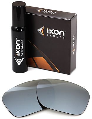 Polarized IKON Iridium Replacement Lenses For Oakley Catalyst Silver Mirror