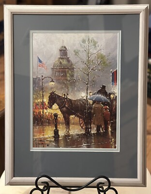 FIGURING HIS TALLY by G Harvey (Signed, Numbered Ltd Ed Print 446/2750) w COA